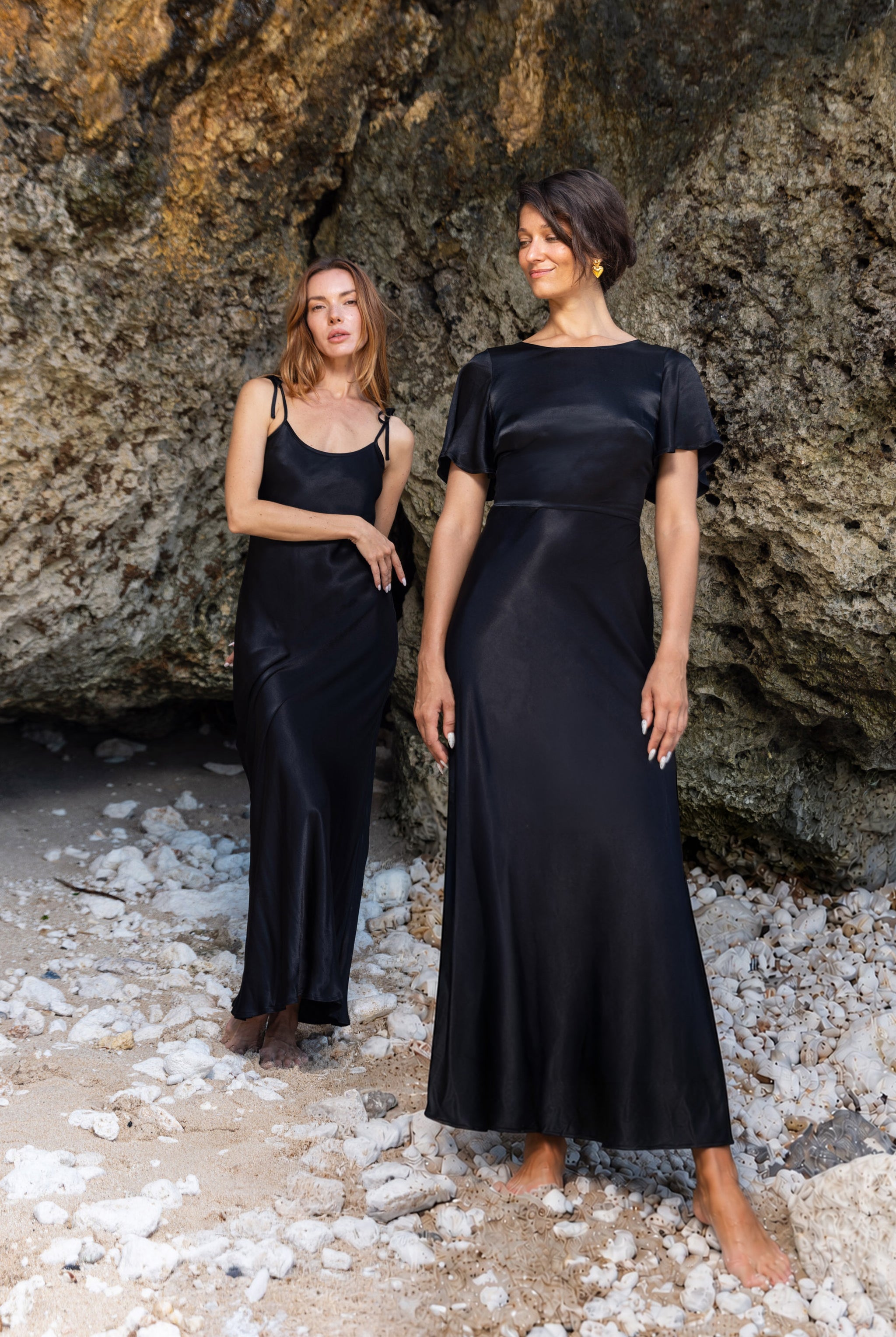 black bridesmaid dresses nz AW Vienna Black Bridesmaid Dresses
